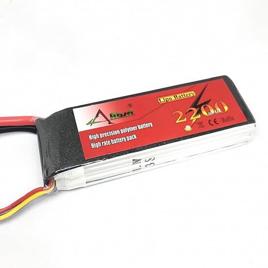 Image of Luckkystore Lipo Battery 2200 Mah 3S 35C 11.1V For Drone, Quadcopter, Hexacopter, Rc Plane, Boat, Car