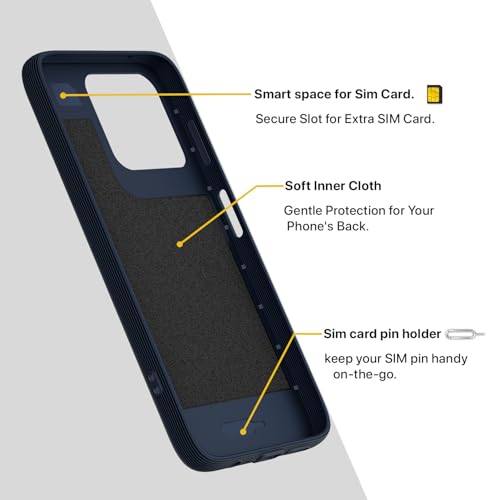 Image of Pikkme Back Cover for Motorola Moto G67 Power 5G / G57 Power 5G Camera Protection 3D Hexa Cube Design Silicone Protective Bumper Case (Blue)