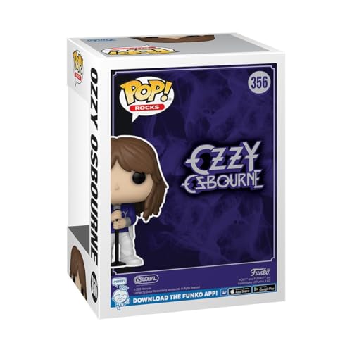 POP Rocks : Ozzy Osbourne Funko Figurine en vinyle (livrée avec étui de protection compatible), multicolore, 9,5 cm - Les Beatles, Paul McCartney, John Lennon, RIngo Starr, George Harrison POP Rocks : Ozzy Osbourne Funko Figurine en vinyle (livrée avec étui de protection compatible), multicolore, 9,5 cm – Image 4