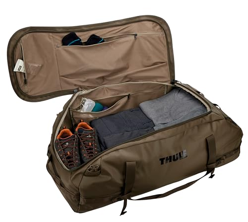 Image of Thule Chasm Duffel bag, Weather-resistant materials, Easy packing, Converts to backpack, Internal pockets, Travel-ready, DEEP KHAKI, 130L, Casual