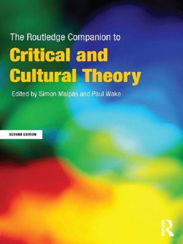 Marc Routledge The Routledge Companion to Critical and Cultural Theory (Routledge ...