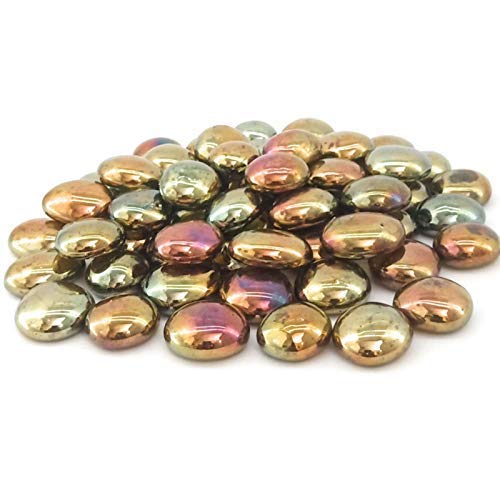 Power Stone Decorative Multi Purpose Round Glass Pebble Stones for Plant Pots Vase Filler Aquarium Home Garden Outdoor Decoration (Golden Brown, 2 Kg) (B09G6ZV3M9) Amazon Price History, Amazon Price Tracker