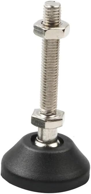 D80xM14x150mm M16x150mm M16x100mm M20x150mm Aluminum Profile hoof Joint Support Foot Cup Machine Screw Nylon Fixed Foot Cup CNC(M16x150)