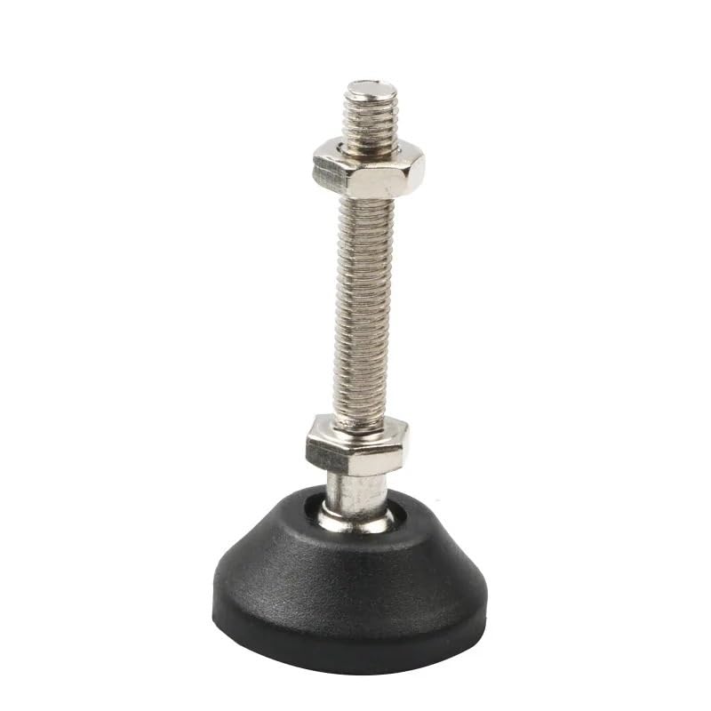 D50xM14x150mm M16x150mm M16x100mm M20x150mm Aluminum Profile hoof Joint Support Foot Cup Machine Screw Nylon Fixed Foot Cup CNC(M6x40)