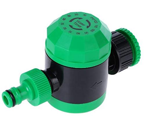 Driak Green Automatic Mechanical Water Timer,Garden Irrigation Controller Watering for Lawn Sprinkler Drip 2-Hour