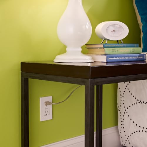 Image of Leviton AFCI Outlet, 15 Amp, Self Test, Tamper-Resistant with LED Indicator Light, Protection from Electrical Fires, AFTR1-I, Ivory