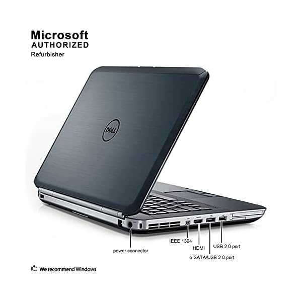 Dell Latitude E5420 14 Inch Business Laptop, Intel Core i5-2410M up to 2.9GHz, 4G DDR3, 500G, DVD, VGA, HDMI, WiFi, Win 10 Pro 64 Bit Multi-Language Support English/French/Spanish(Renewed) - Image 7