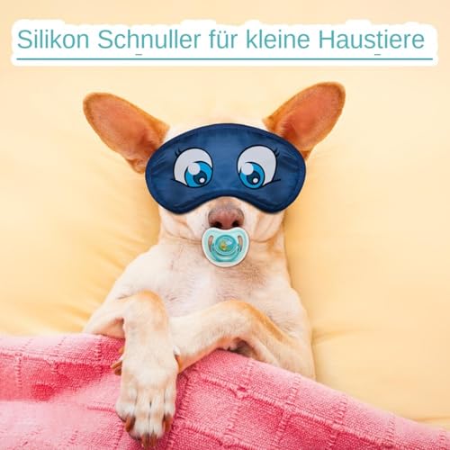 Euyehn Welpenschnuller,Hundeschnuller | Beruhigende Schnuller aus Silikon für Hunde,Tragbares Hundekauspielzeug, Welpenbiss-Trainingsspielzeug für kleine Hunde und Welpen