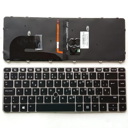 HP EliteBook 840 G3 745 G4 840r 848 ZBook 14u HSN-I02C-4 キーボード用 SP(Silver backlit SP)