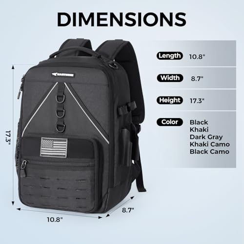 Image of KastKing KastMate Fishing Backpack With 2 Rod Holders, Black | Tackle Backpack Storge Fishing Gear, Fishing Bag Gift for Men, Durability, Quality Well
