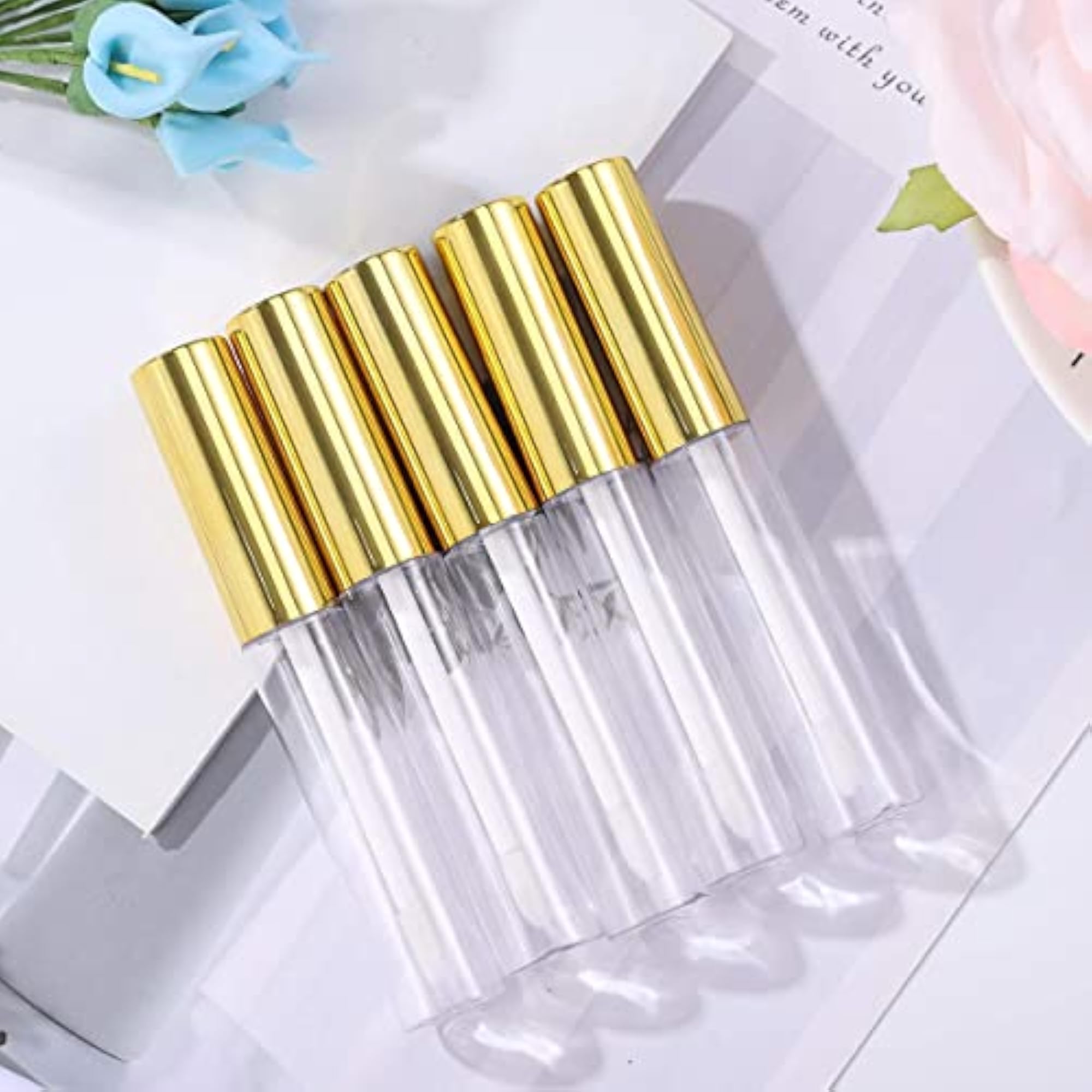 5pcs 5ml Premium Quality Plastic Travel Empty Lip Gloss Containers