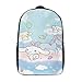 Produktbild HEYCE Cinnamoroll Kinder Rucksack, Schulrucksack, Reiserucksack Für Jungen Und Mädchen - Ideal Für Schule, Camping Und Wandern 17inch