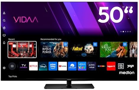 MEDION 125,7 cm (50 Zoll) Fernseher (Smart-TV, Dolby Vision HDR, ...