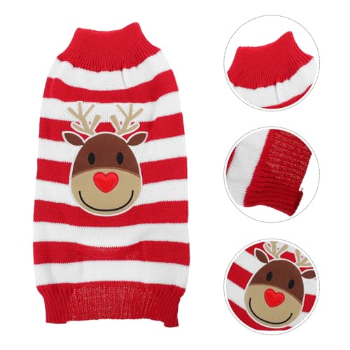 Chaleco Navideño para Perro ERINGOGO XL Rojo miniatura 6