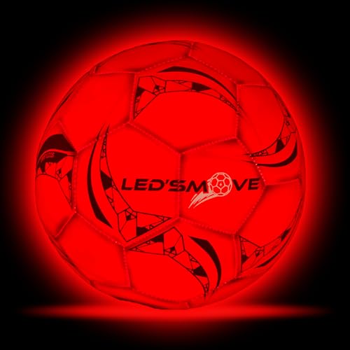 Balón de Fútbol Led Luminoso - Pelota de Fútbol Que Brilla en la Oscuridad