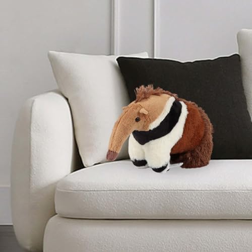 MagiDeal Ameisenbär Plüschtier Kuscheltier – realistisch gestaltetes Stofftier, weiches Plüschspielzeug, lebensechtes Ameisenbär-Plüschtier, Geschenk für Kinder, Dekoration, 25 cm