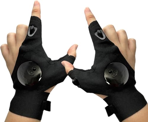 グローブ 手袋 フィンガープロテクター LEDライト搭載 釣り 釣り手袋 フィッシンググローブ 釣りグローブ 充電式 防水 アウトドアグローブ