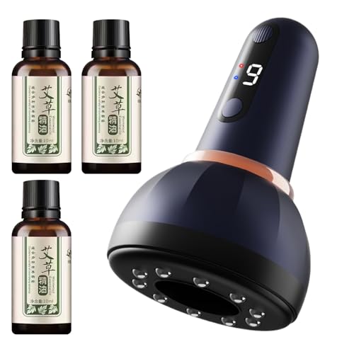 Appareil de cupping électrique à 9 modes de vibration pour le massage du dos