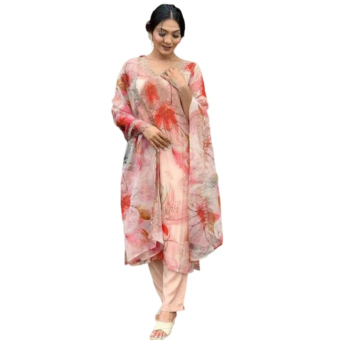 SHIENZY Women's Kurta & Pant with Dupatta || Straight Kurta Outfits || Ethnic Set (SHZ/1499-1606)