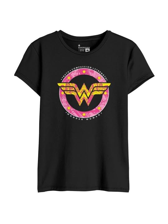 Image of Bon Organik Women's Cartoon Regular Fit T-Shirt