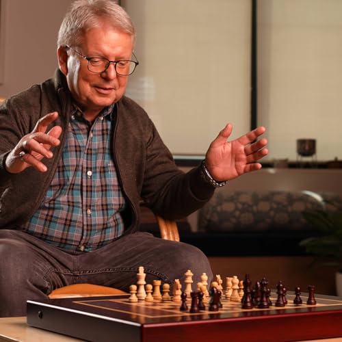 Image of Miko Chess Grand: Your Ultimate AI Chess Companion | Fully Automated Gameplay for All Skill Levels | World's Smartest Electronic Chess Board | Magnetic Wooden Chess Sets with Self Moving Pieces | AI-Powered Board with Self-Moving Pieces, Bluetooth Ble, 20 Plus Adaptive AI Levels, 30 Games per Charge