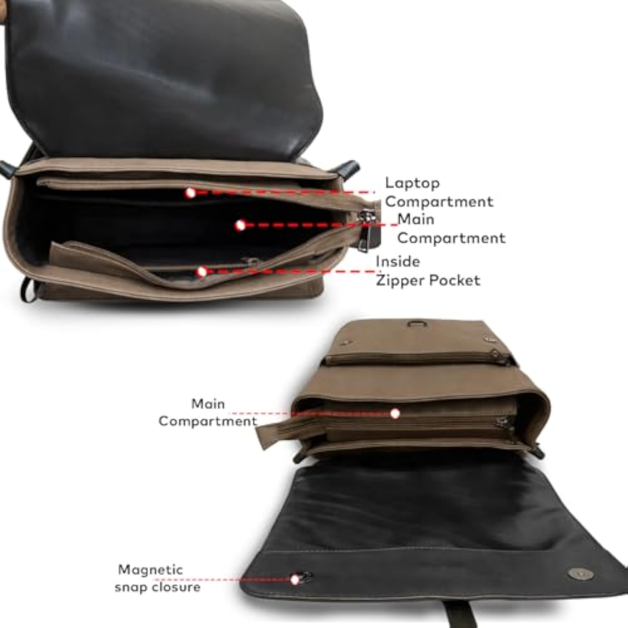 Roll Top Laptop Backpack for Travel, Anti-Theft Smart Backpack