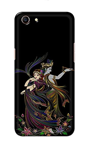 Image of Lord Radha and Krishna Hard Back Case Cover for Oppo A1 / Oppo A83, Oppo CPH1729 Back Cover -(J5) VNS2223