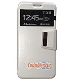  Todobarato24h Funda Libro Ventana Blanca Compatible con Huawei Ascend P8 Lite