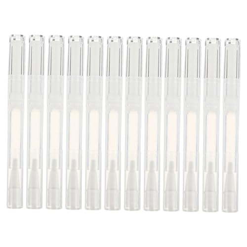 SMASOLO 15 piezas Bolígrafos Vacíos para Aceite de Uñas con Punta de Pincel Recargable para Esmalte y Brillo Labial Envases Cosméticos Prácticos y Duraderos