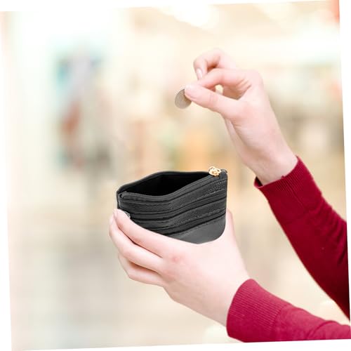 Women's Small Wallet Coin Pouch Zipper Pouch Wallet Driver's License Key Holder Compact Minimalist Design4