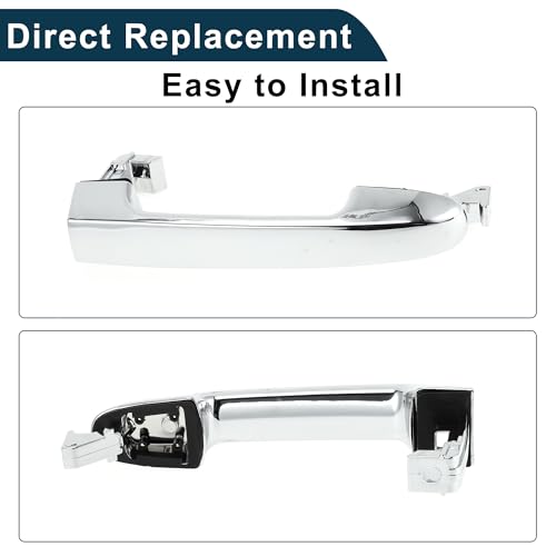 Poignée de porte extérieure pour Kia Forte 2009-2013 | Finition argent durable 826511M020 - 6