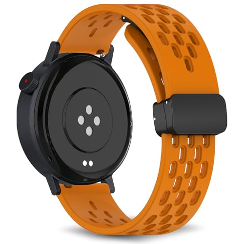 [RoSoki] 22mm �o���h CMF by Nothing Watch 3 Pro/CMF by Nothing Watch Pro 2 �Ή� �V���R���� �}�O�l�b�g�t�� �X�|�[�c�o���h �ւ��X�g���b�v �����x���g �_�炩�� �ʋC�� ���C�t�� ������