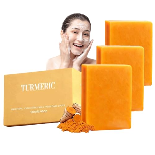 Savon curcuma visage pour éliminer les taches et illuminer la peau