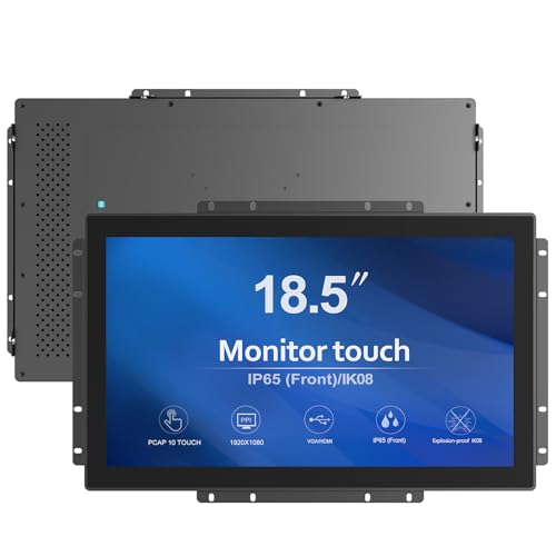 GreenTouch Monitor capacitivo a 18,5 pollici industriale del touch screen della struttura aperta di alta luminosità di 1000 pidocchi