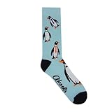 Aksels Animal Calf Socks for Men and Women (Penguins)