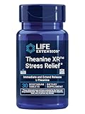 Life Extension Theanine XR™ Stress Relief – L-Theanine – Promotes a Calm Response to Daytime Stress – Non-GMO, Gluten-Free, Vegetarian – 30 Tablets