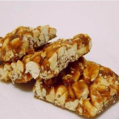 Peanut GAJAK ( CHIKKI ROTLA 200 G Each ) Made in India - Best Sweet Treat Ever (2 KG)
