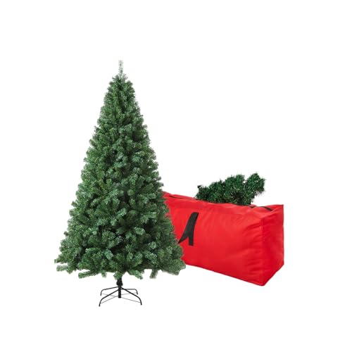 4ft Artificial Christmas Tree, Arbol de Navidad with 450 Branch Tips, Premium North Valley Spruce...