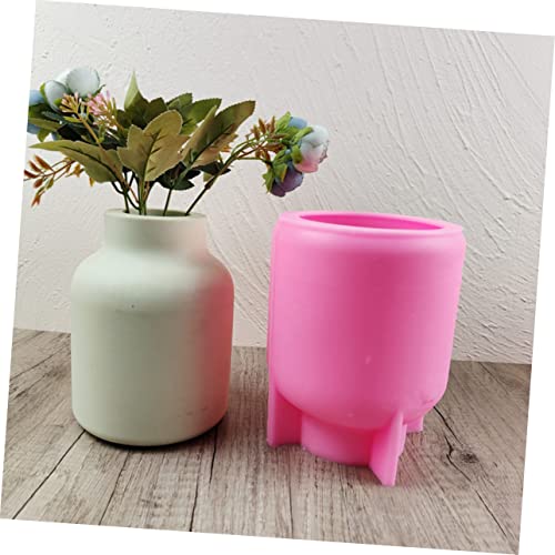 Moule silicone vase rond facile à démouler et réutilisable