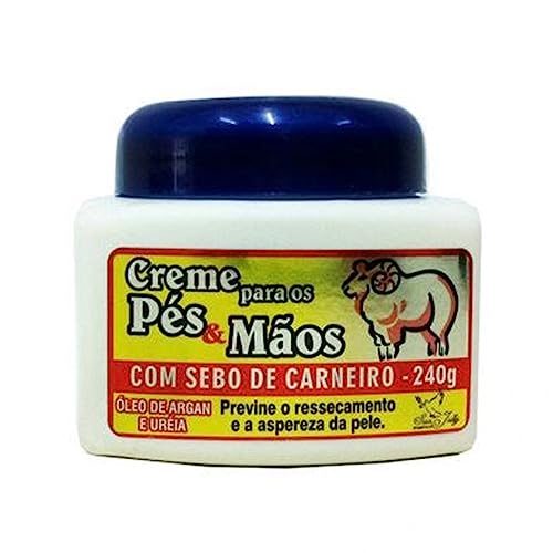 Creme Para Mãos e Pés San Jully Sebo De Carneiro 240g