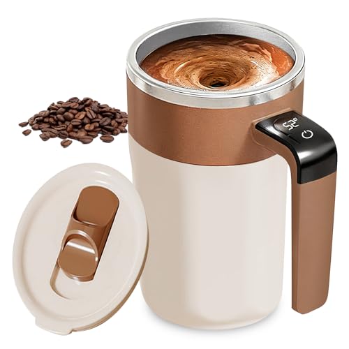 400 ml Taza magnética autoagitadora, taza de café inteligente con indicador de temperatura, taza automática de agitación automática, tazas de café para café, leche, té, chocolate caliente 400 ml Taza magnética autoagitadora, taza de café inteligente con indicador de temperatura, taza automática de agitación automática, tazas de café para café, leche, té, chocolate caliente