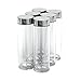 Boroux Glass Water Bottle w/Easy Glide LID .5 Liter Handmade, Sustainable BPA Free Ultra Clear Pure Borosilicate Glass. Replace Plastic Water Bottles in Your Life Great for Essential Oils & Smoothies