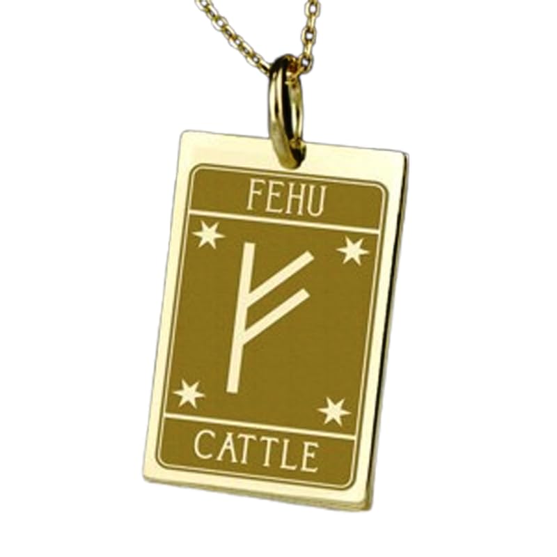 Collier Feoh LKBEADS pendentif talisman argent 925 plaqué or mixte 45cm