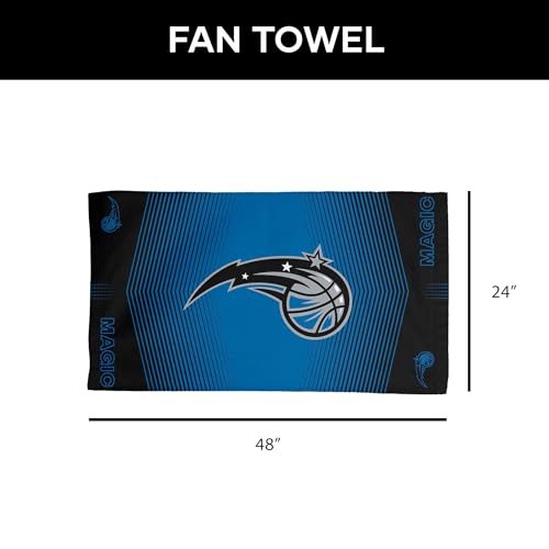 Northwest Orlando Magic NBA Hussle Micro Fiber Sports Towel 24 x 42 Inches — view 5