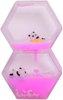 Acrylic Liquid Motion Bubbler With Tow Parts Design - Pink