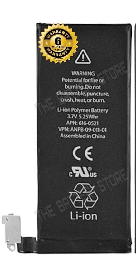 Image of THE BATTERY STORE Original Battery for iPhone 4G / 4 Battery with 6 Month Warranty**** (PR71)