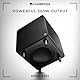Cambridge Audio Minx X301-300 Watt Aktiv-Subwoofer mit zusätzlichem Basstreiber und voll einstellbarem Klang - Weiß