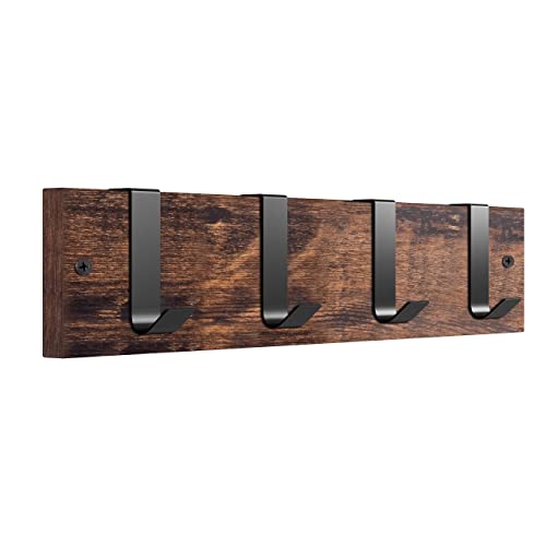 Join Iron Wall Hook Mounted Hanging Rack With 4 Hooks-Entryway, Hallway, Or Bedroom-Storage Organization For Coats, Towels, Bags Beautiful Home (Board + Hook) #TOP7