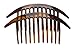 France Luxe Belle Interlocking Comb Pair - Tortoise