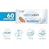 WaterWipes Sensitive+ Newborn & Baby Wipes, 3-In-1 Cleans, Cares, Protects, 99.9% Water, Unscented & Hypoallergenic, 60 Count